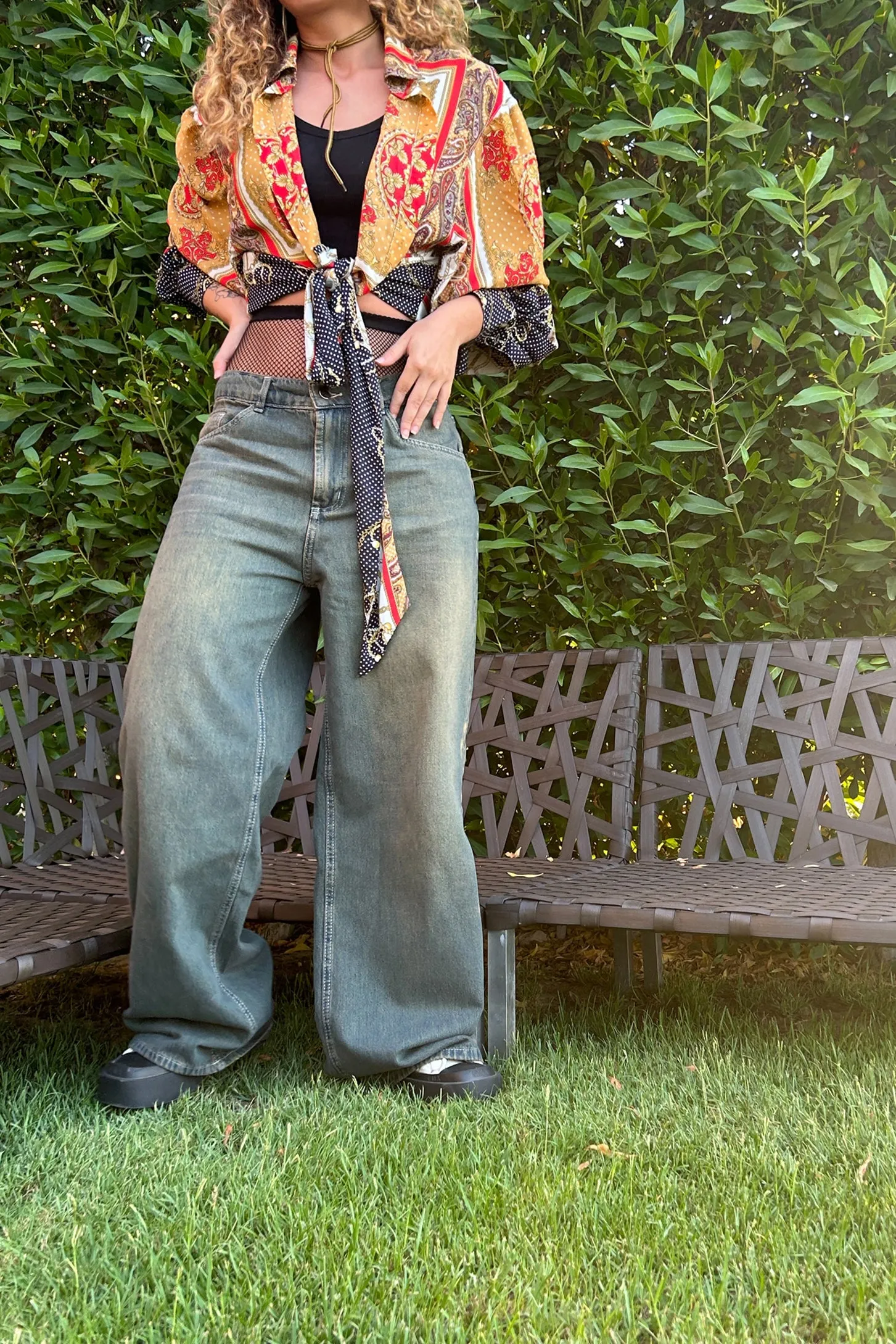 Relaxed Fit Jeans - Vintage Brown Wash