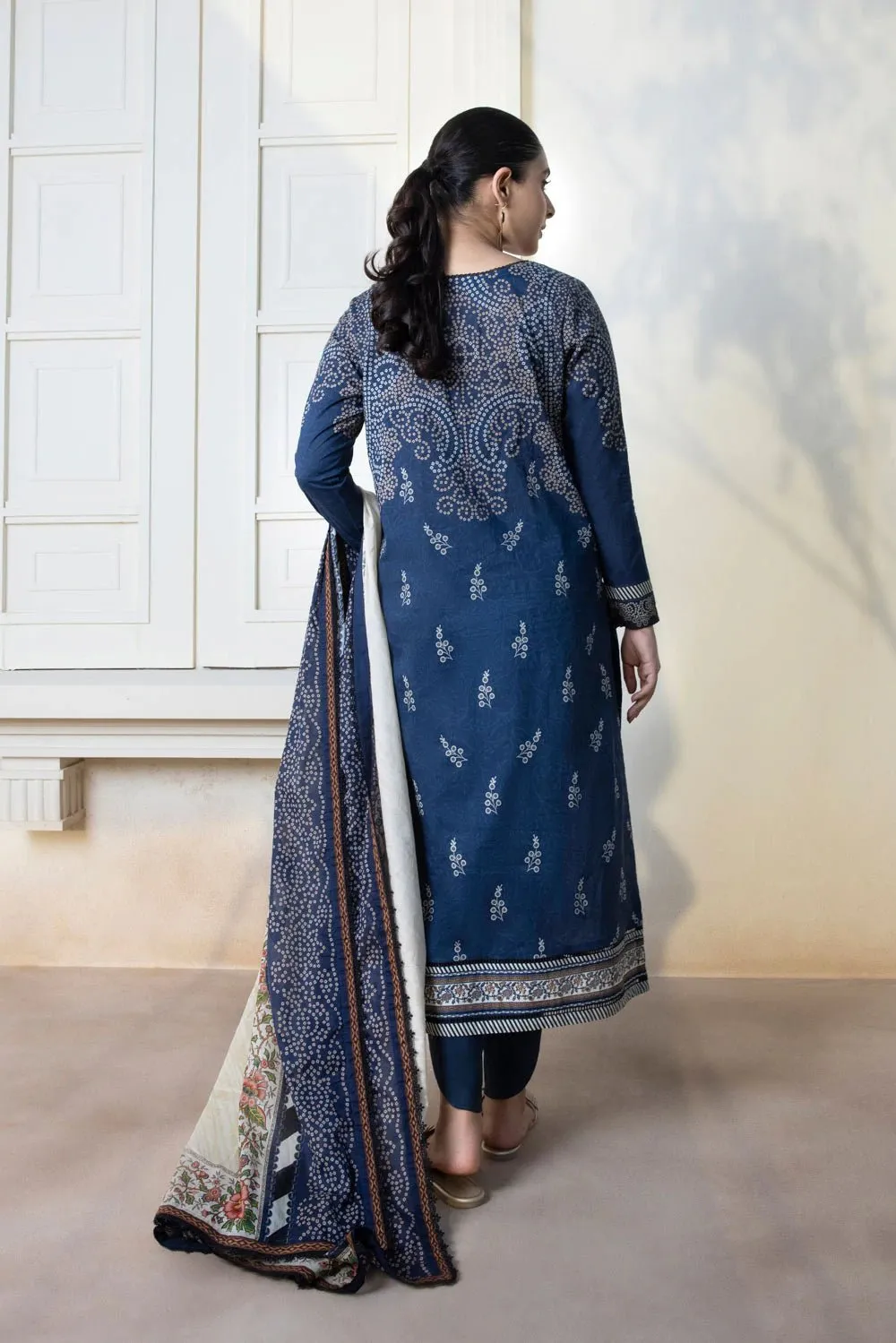 3-Piece Sapphire Lawn Suit - SAP59