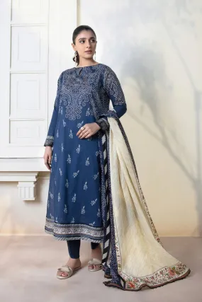 3-Piece Sapphire Lawn Suit - SAP59