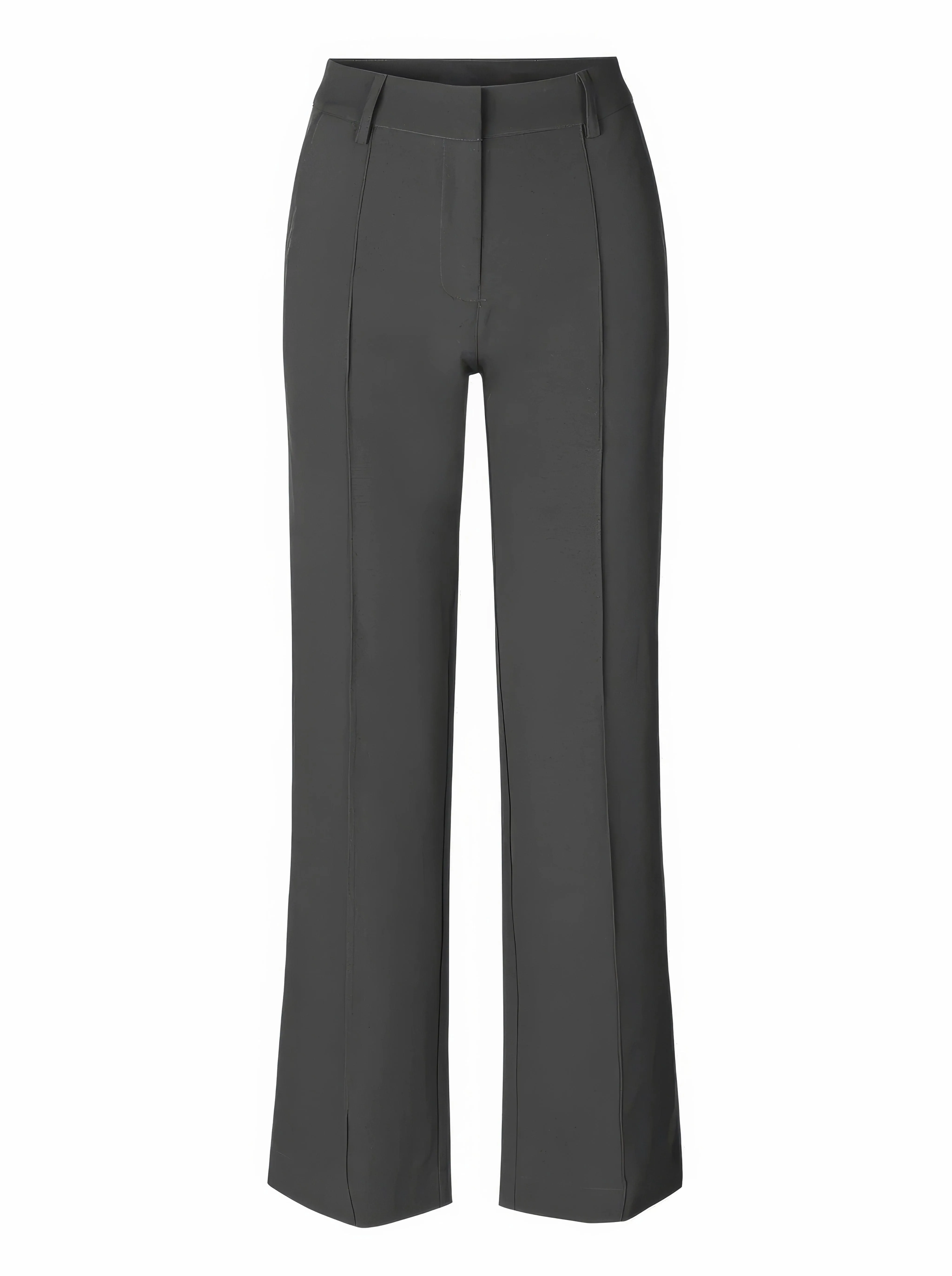 Women's High-Waisted Wide Leg Trousers: Elegant & Comfortable