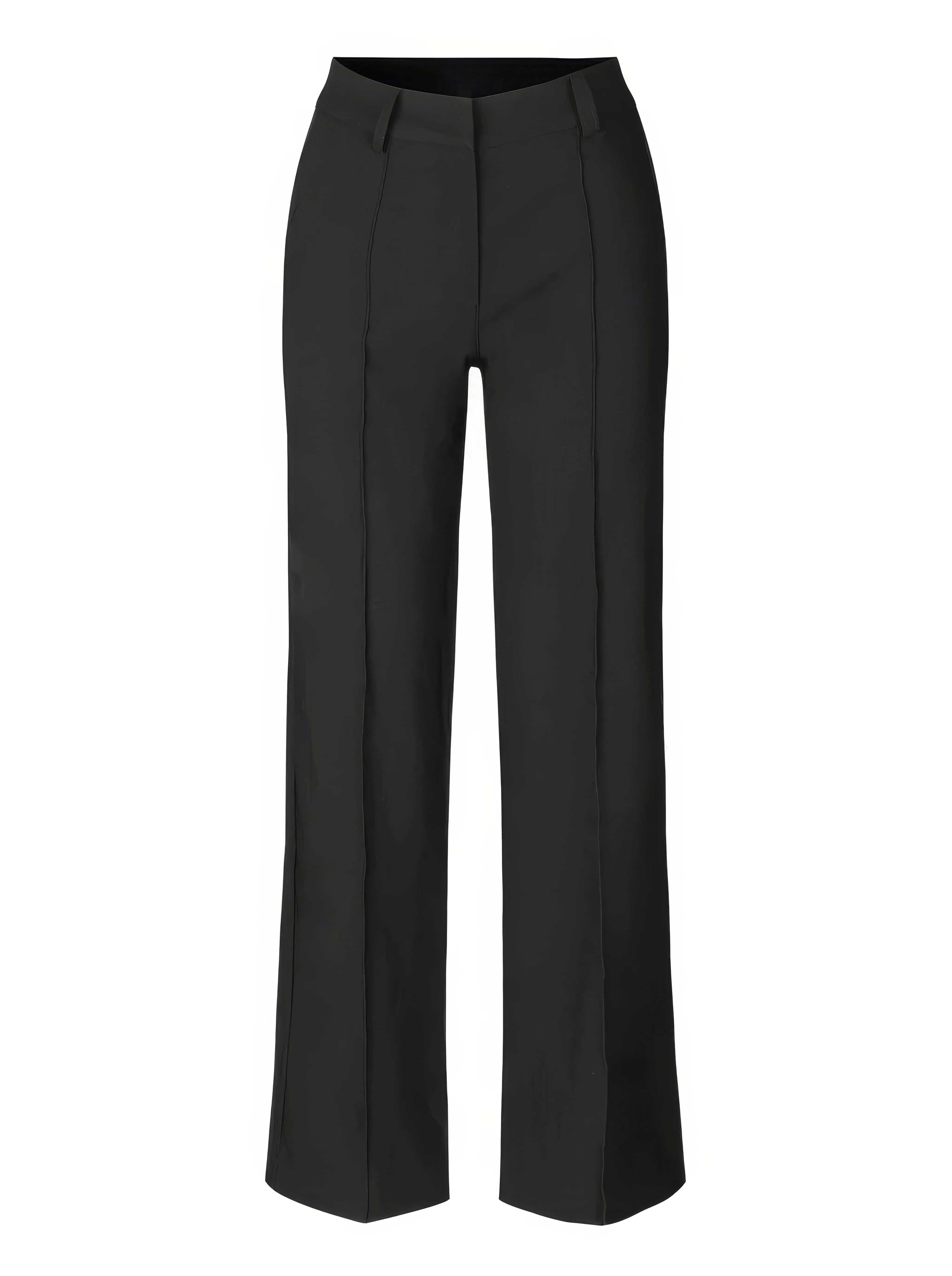 Women's High-Waisted Wide Leg Trousers: Elegant & Comfortable